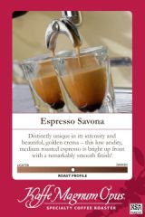 Espresso Savona Blend Coffee
